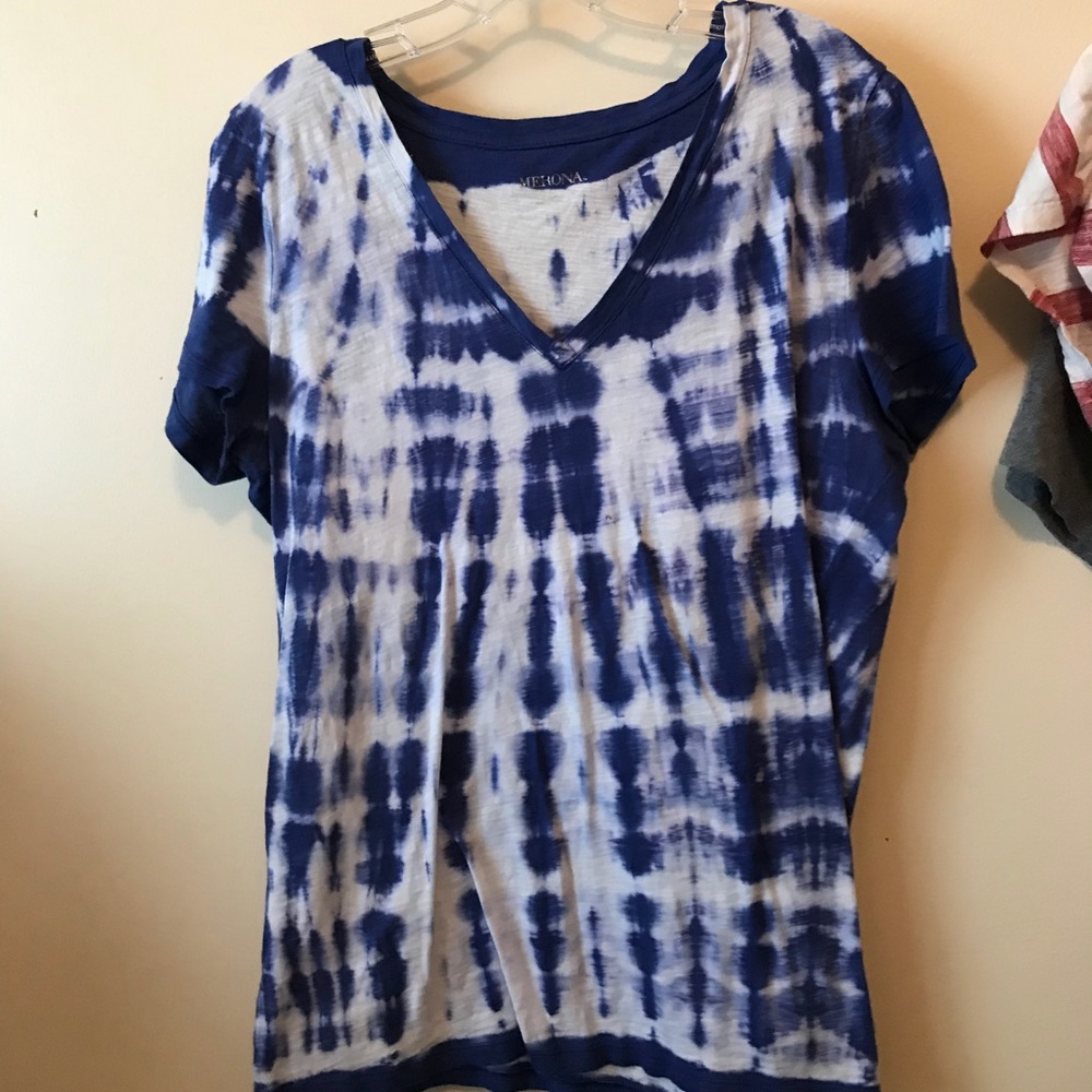 Blue Tie Dye Shirt